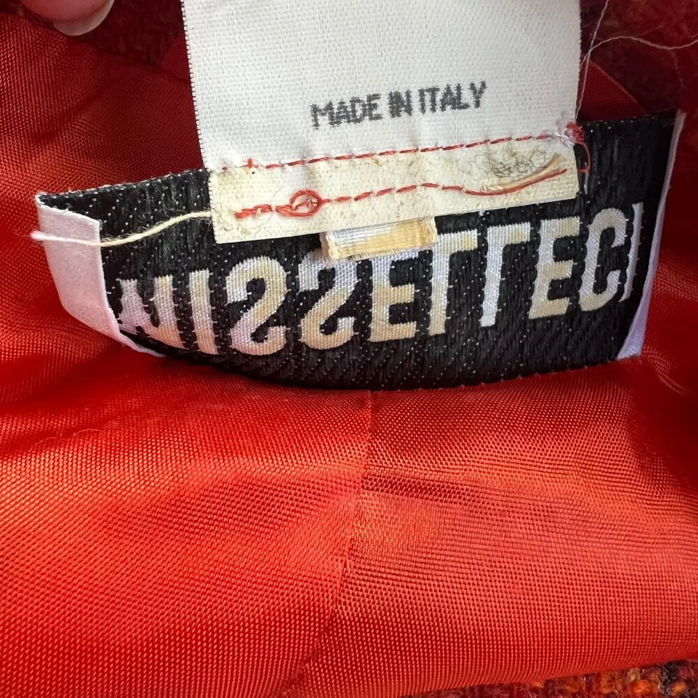 Vintage Matching Set Plaid Wool Mini Skirt Cropped Blazer Jacket Coat Clueless - Picture 8 of 9